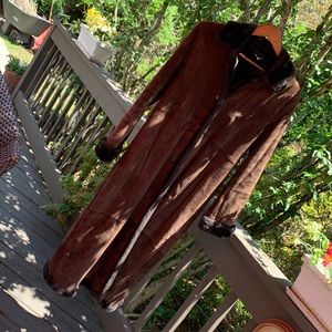 Shearling coat! Beautiful, super warm long coat genuine leather